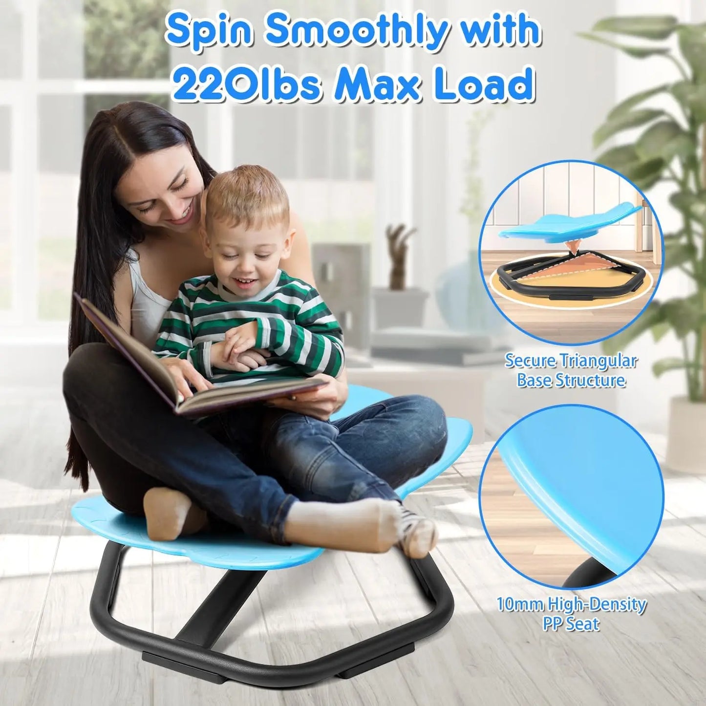 Chaise rotative pour tout-petits