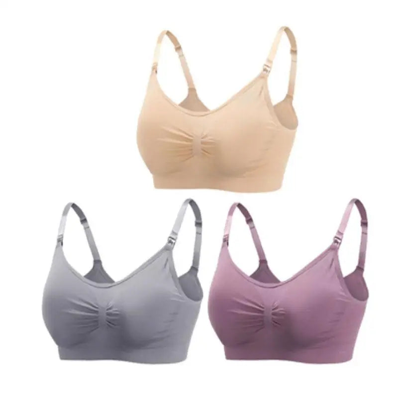 Lot de 3 soutiens-gorge d'allaitement pour femme