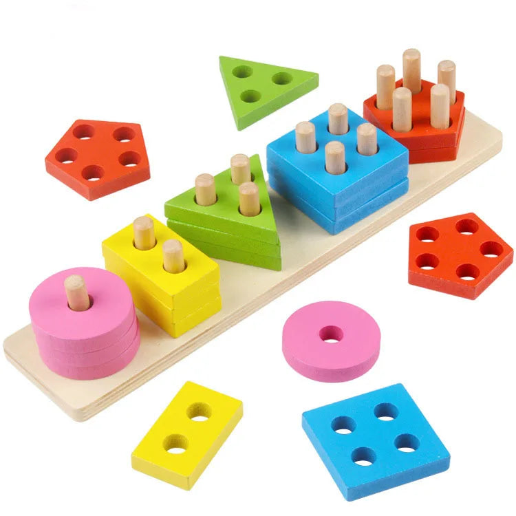 Puzzle en bois montessori
