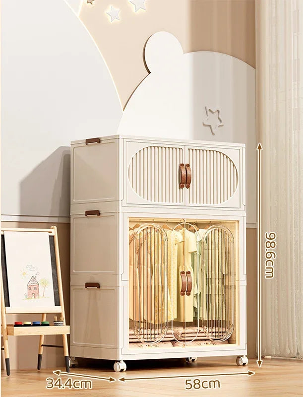 Armoire de rangement pliante