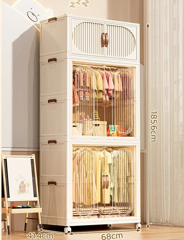 Armoire de rangement pliante