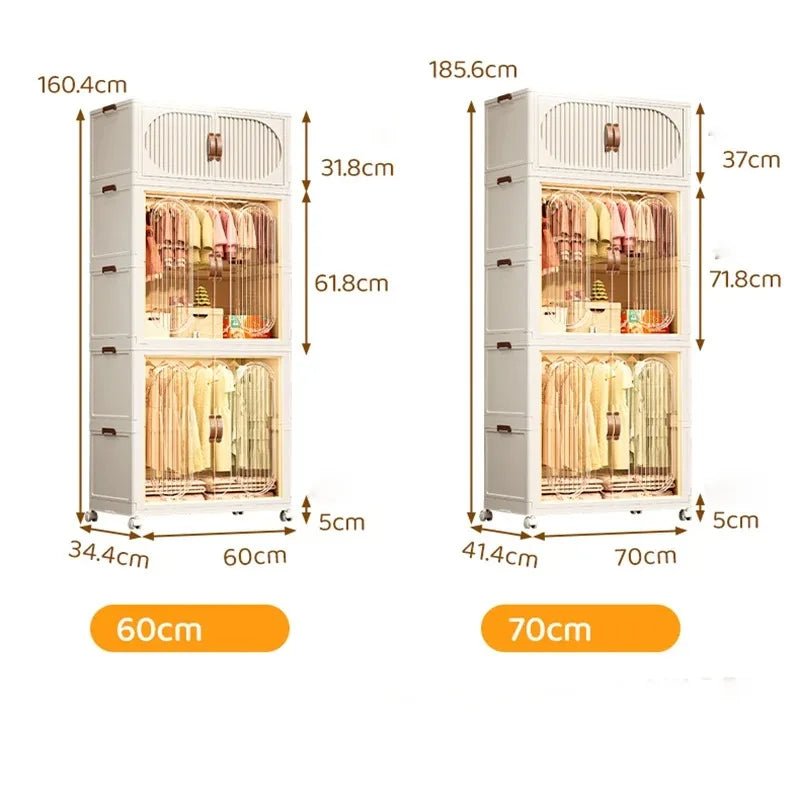 Armoire de rangement pliante