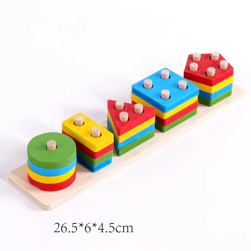 Puzzle en bois montessori