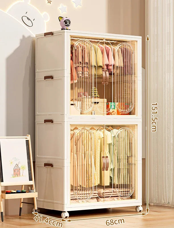 Armoire de rangement pliante