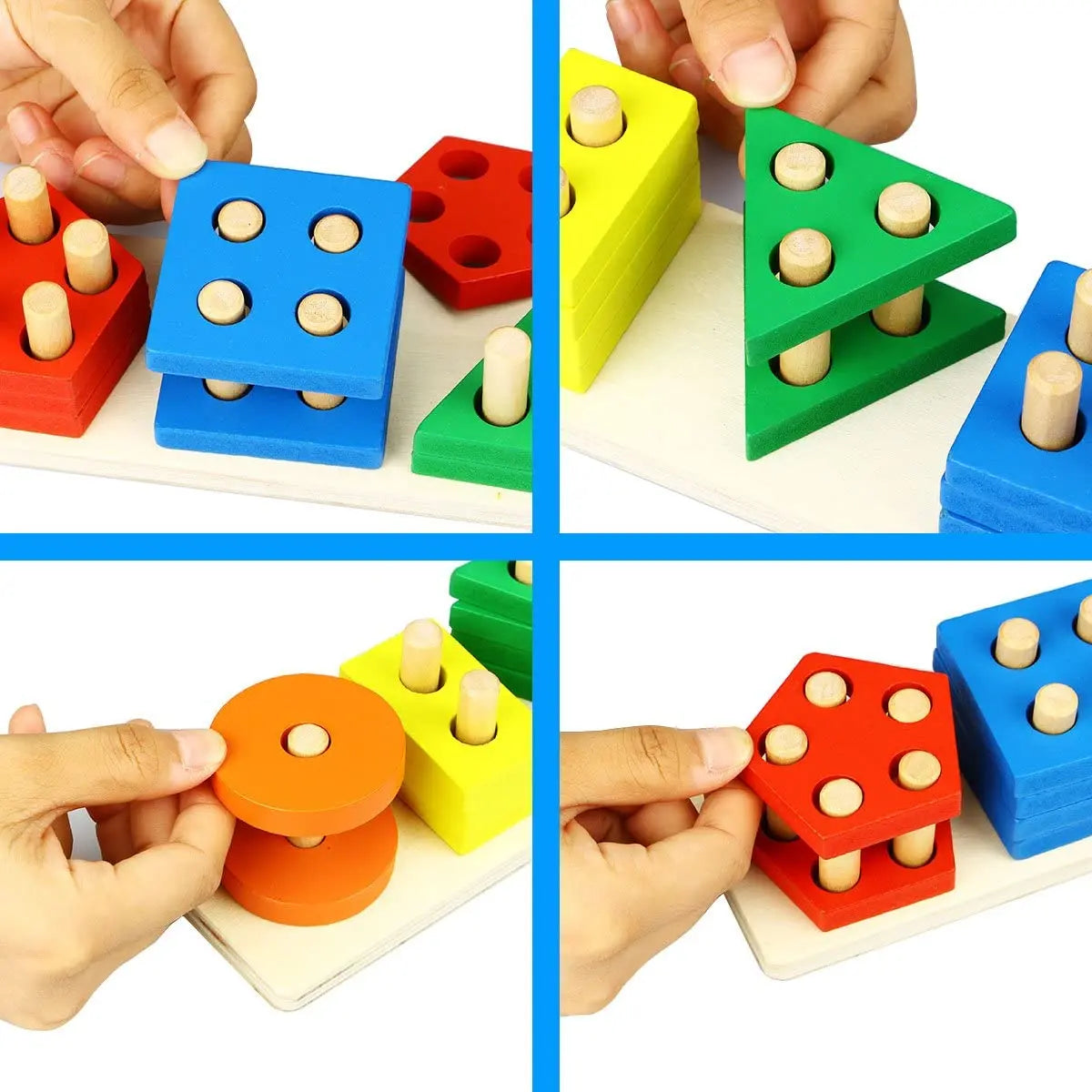 Puzzle en bois montessori