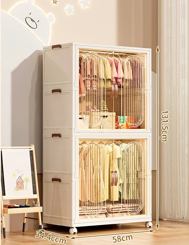 Armoire de rangement pliante