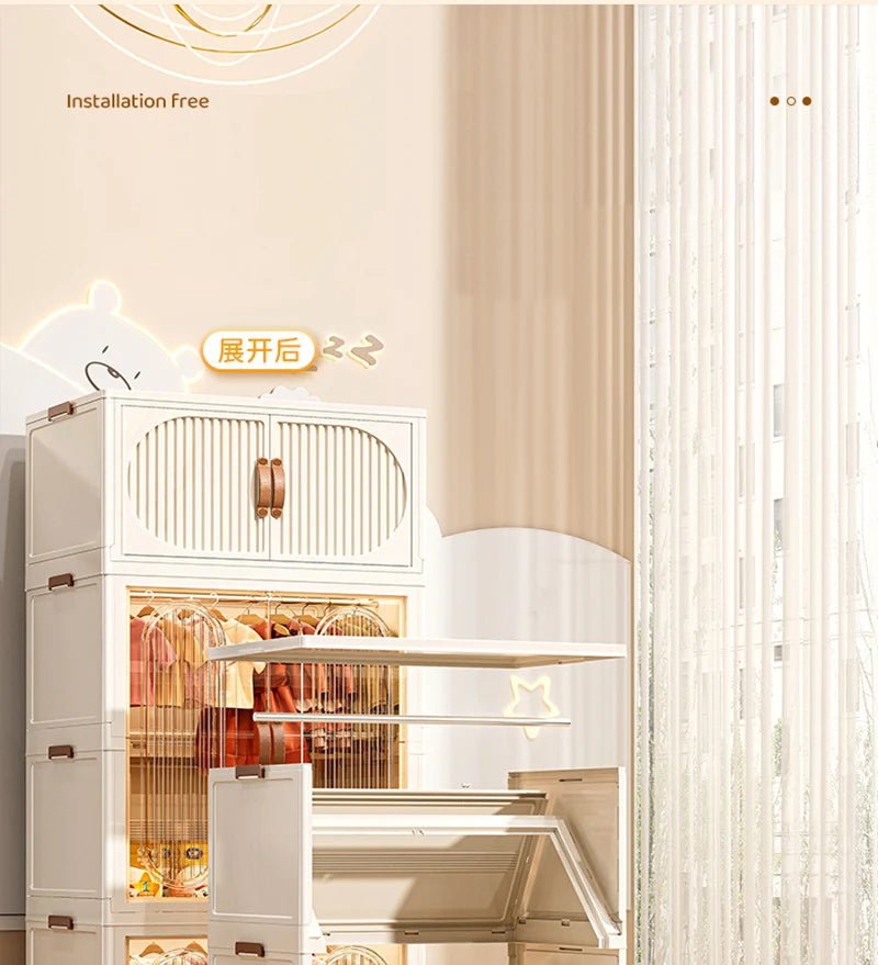 Armoire de rangement pliante