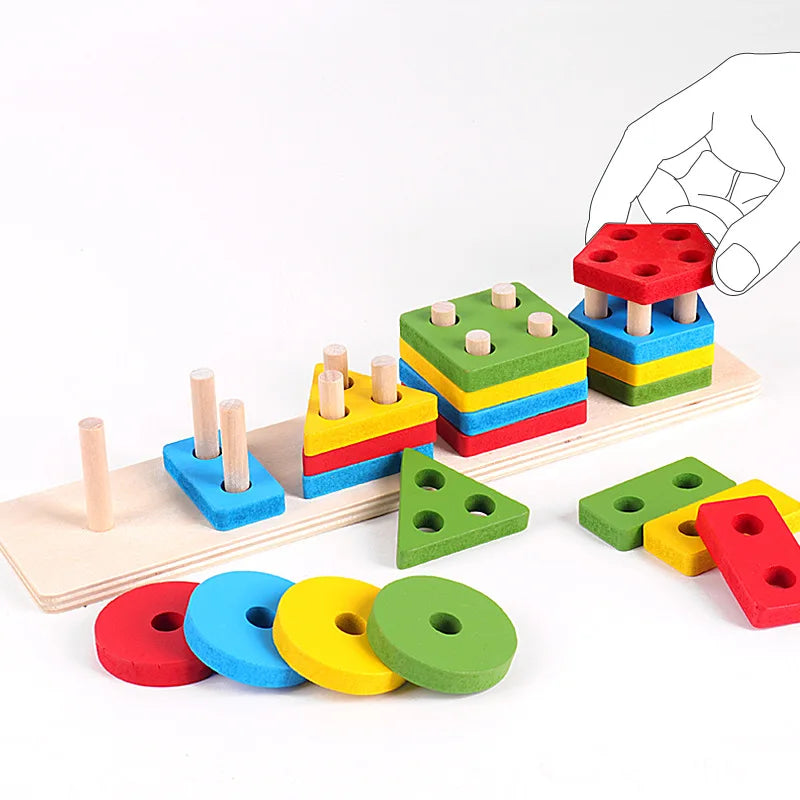 Puzzle en bois montessori