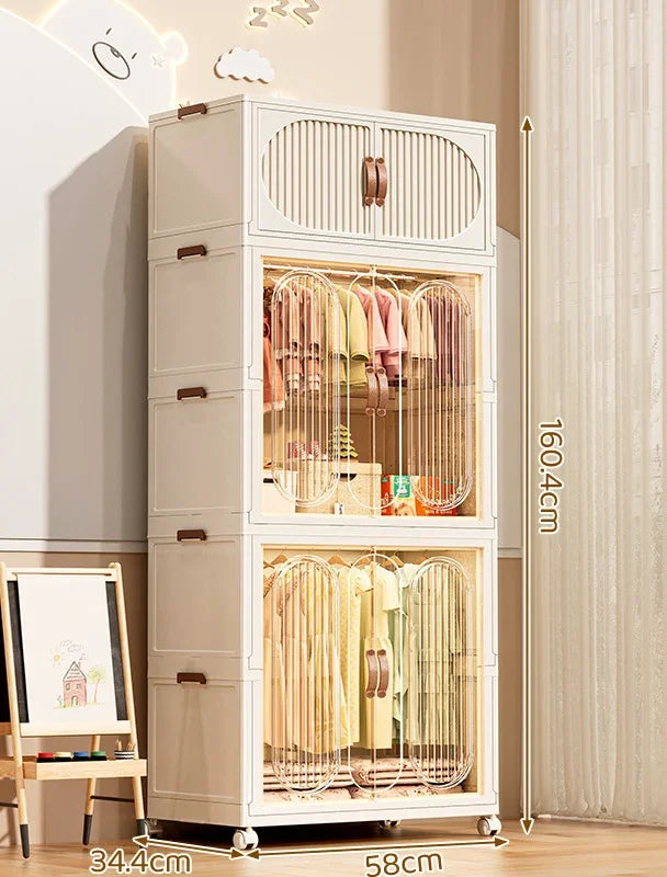 Armoire de rangement pliante