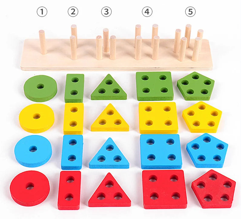 Puzzle en bois montessori