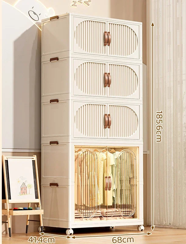 Armoire de rangement pliante