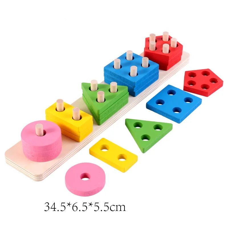 Puzzle en bois montessori