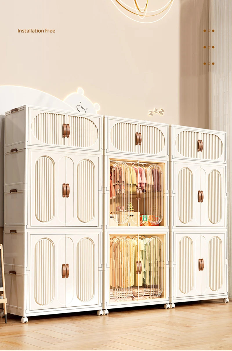 Armoire de rangement pliante