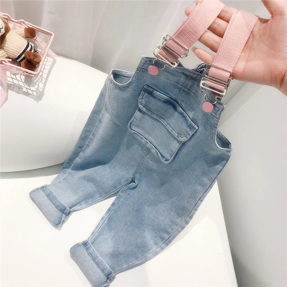 Ensemble à bretelles en coton pour filles