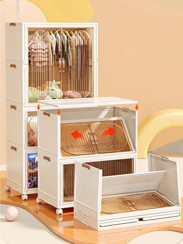 Armoire de rangement pliante