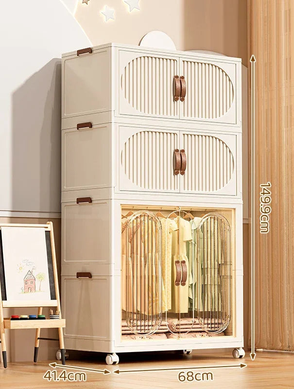 Armoire de rangement pliante