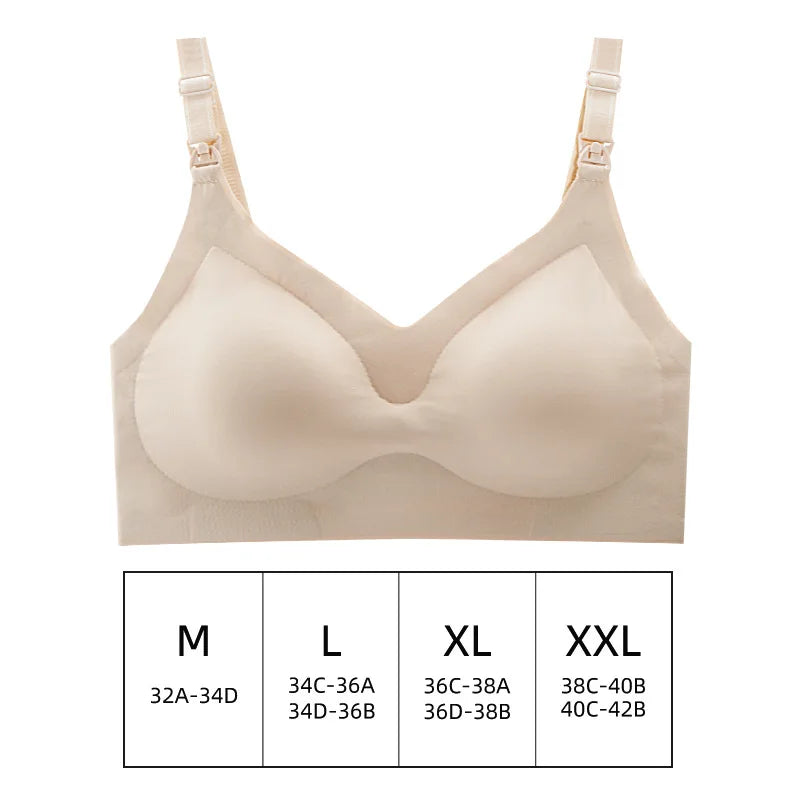 Soutien-gorge d'allaitement rembourré et amovible
