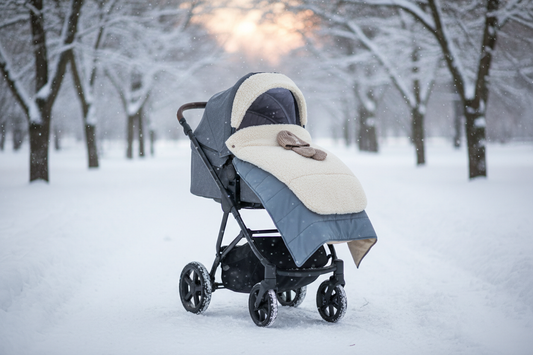 Chancelière poussette : comment bien équiper sa poussette pour l’hiver ?