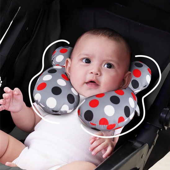 Cale tête bébé ergonomique — Mousse douce hypoallergénique pour nouveau-né | Univers Bébé One