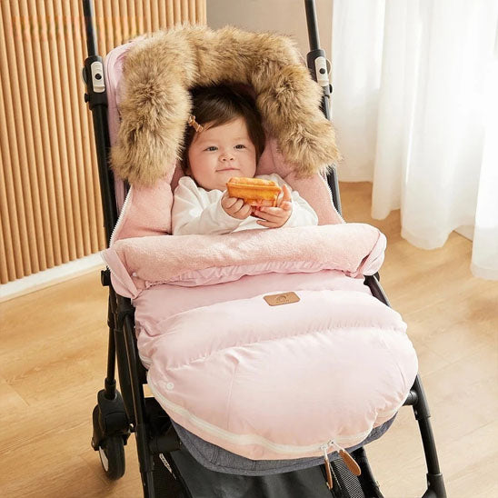 Chancelière poussette installée — Compatible toutes marques poussette et landau | Univers Bébé One