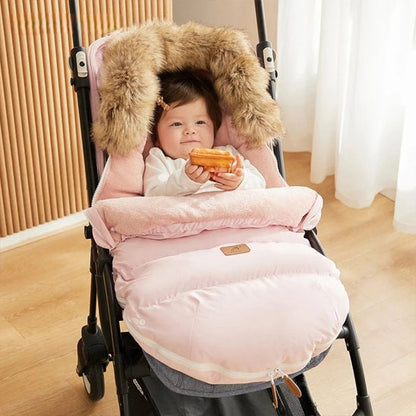 Chancelière poussette installée — Compatible toutes marques poussette et landau | Univers Bébé One