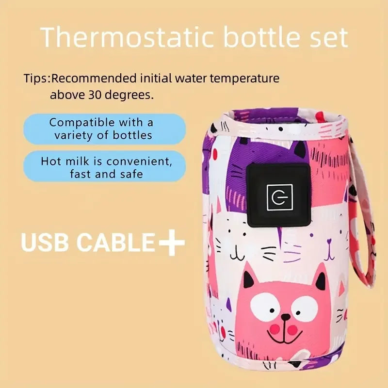 Chauffe biberon portable USB compact — Léger silencieux idéal voyage et nuit | Univers Bébé One