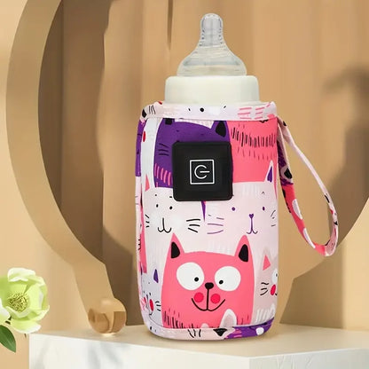Chauffe biberon portable affichage température — Contrôle précis chauffe lait bébé | Univers Bébé One