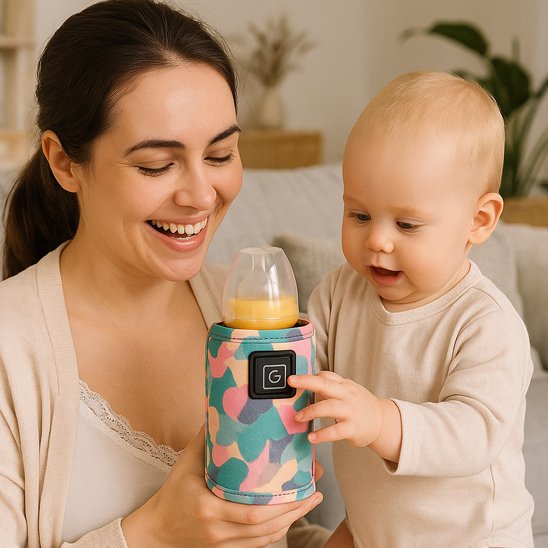 Chauffe biberon portable — avec affichage température