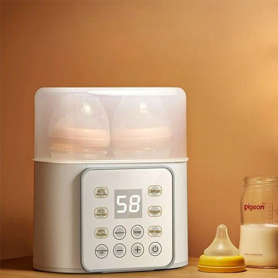 Chauffe biberon portable — utilisation en poussette