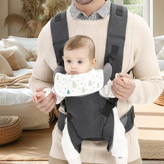 Porte bébé ergonomique fond blanc — Léger lavable en machine toutes saisons | Univers Bébé One
