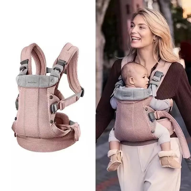 Porte bébé ergonomique — matière respirante détail