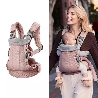 Porte bébé ergonomique — matière respirante détail