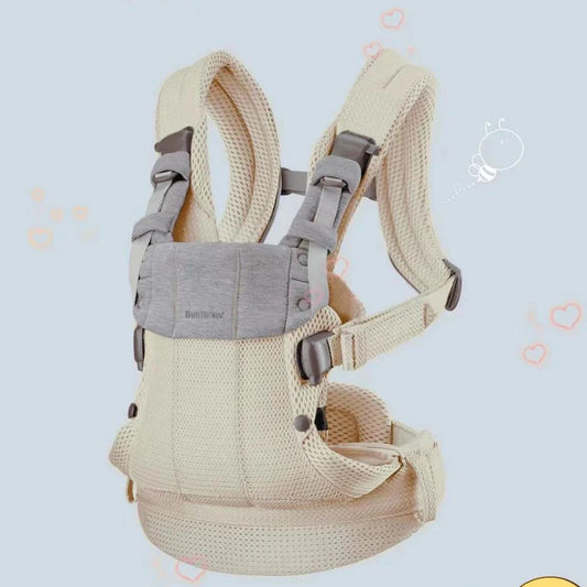 Porte bébé ergonomique — vue de face