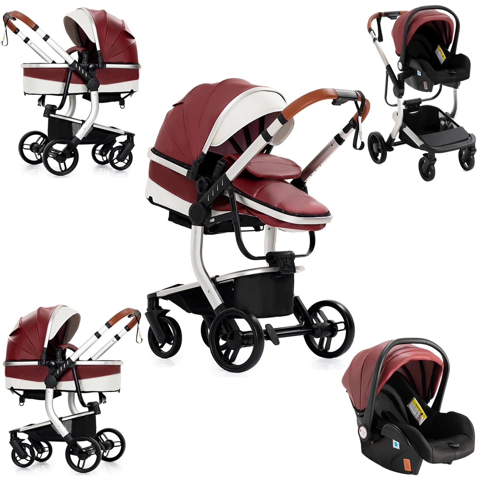 Poussette-pour-bebe-4-en-1