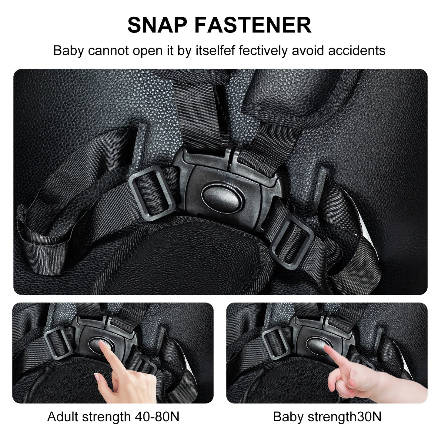 Poussette pour bébé Cuir