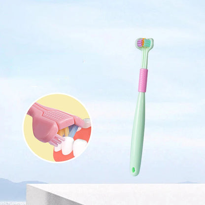 Brosse de nettoyage des dents, trois côtés  360 °