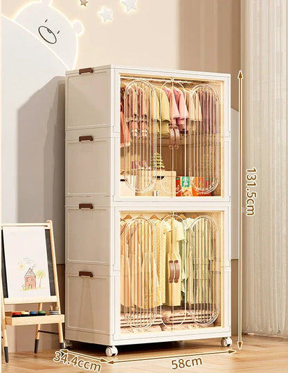 Armoire de rangement pliante
