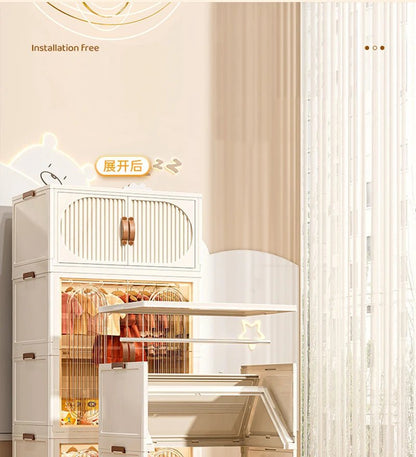 Armoire de rangement pliante