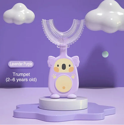Brosse bébé en anneau souple