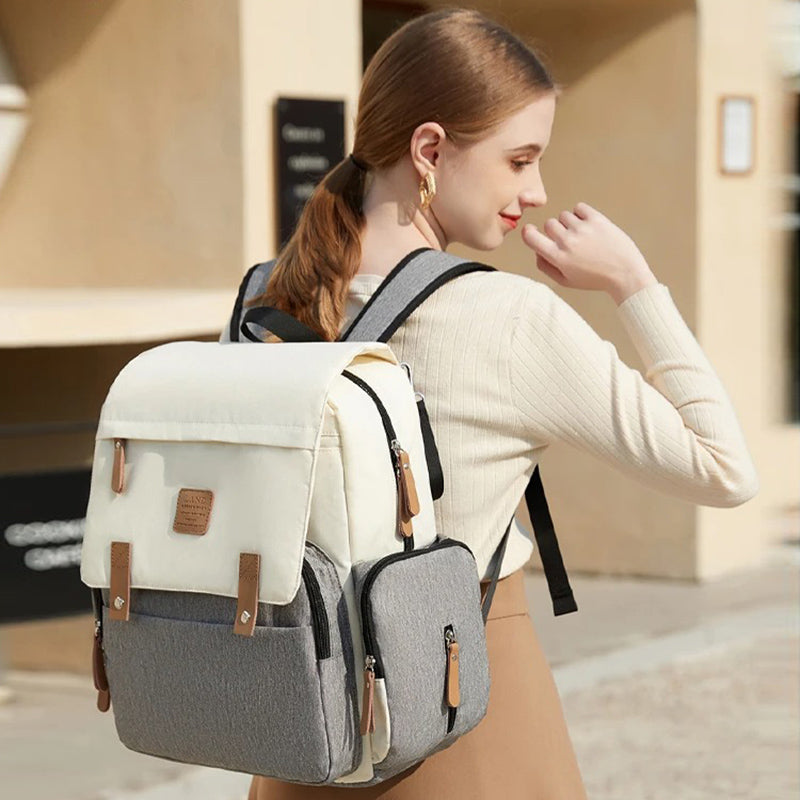 Sac à dos à langer imperméable porté — Confortable et ergonomique pour parents actifs | Univers Bébé One