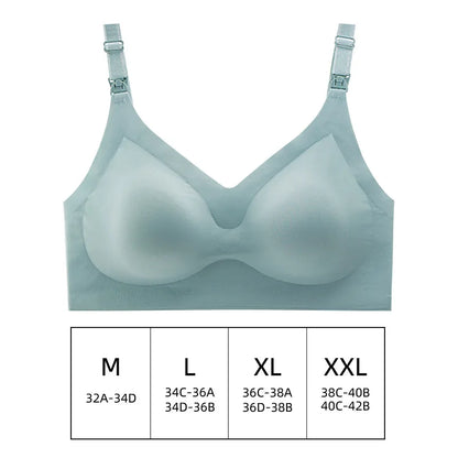 Soutien gorge d'allaitement vert émeraude