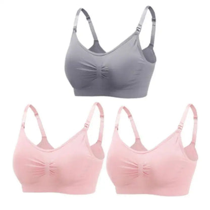 Soutien-gorge d'allaitement en coton sans couture push-up