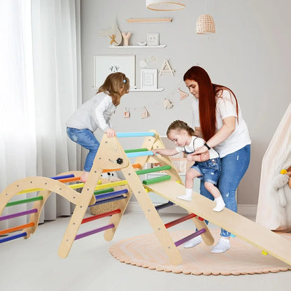  Toboggan & Rampe Sécurisé, Design Breveté (Naturel)