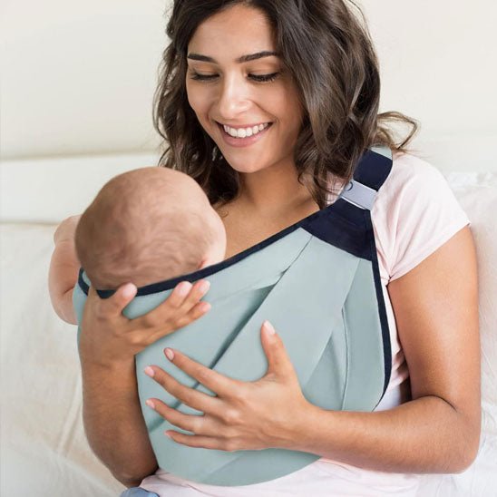 Écharpe de portage bébé — matière douce et respirante (déjà bon)