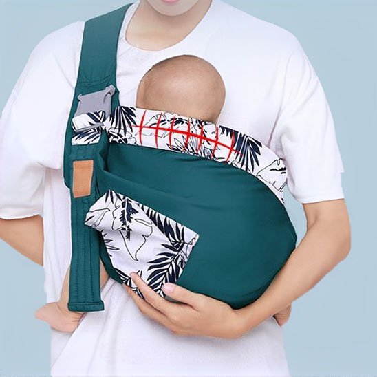 Écharpe de portage compacte pliée — Légère et facile à transporter partout | Univers Bébé One